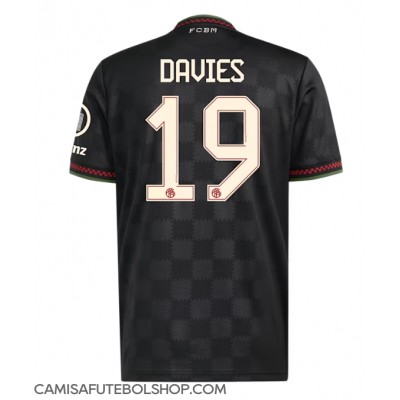 Camisa de time de futebol Bayern Munich Alphonso Davies #19 Replicas 3º Equipamento 2025-26 Manga Curta Camisa de time de futebol Bayern Munich Alphonso Davies #19 Replicas 3º Equipamento 2025-26 Manga Curta